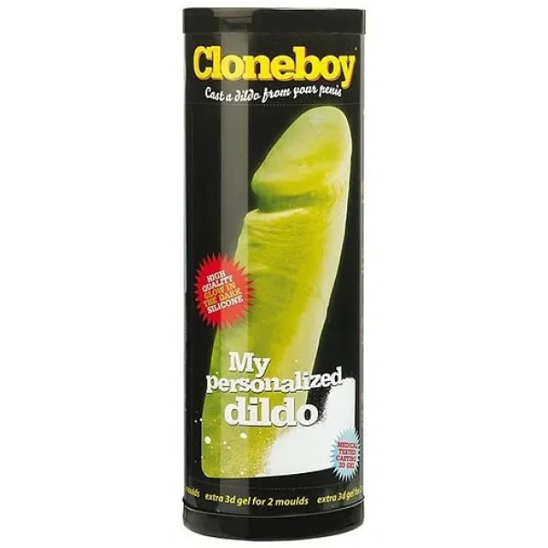 Светящийся в темноте набор для изготовления слепка пениса Cloneboy Dildo Classic Glow in the Dark - фото 1 - id-p223615126