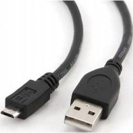 Cablexpert Кабель USB 2.0 Pro AM/microBM 5P, 3м, экран, черный (CCP-mUSB2-AMBM-10 ) - фото 1 - id-p223615900
