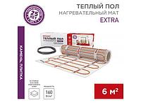 Теплый пол (нагрев. мат) Extra (6,0м2, 0,5х12,0м, 960Вт, двужильн.) REXANT