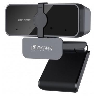 Web-камера Oklick OK-C21FH черный 2Mpix (1920x1080) USB2.0 с микрофоном [1455507] - фото 1 - id-p223615971