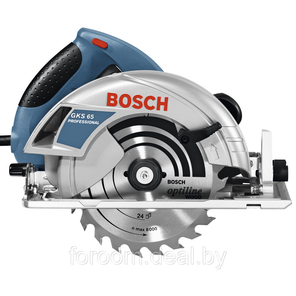 Пила циркулярная GKS 65 Professional BOSCH (0601667000) - фото 3 - id-p223616047