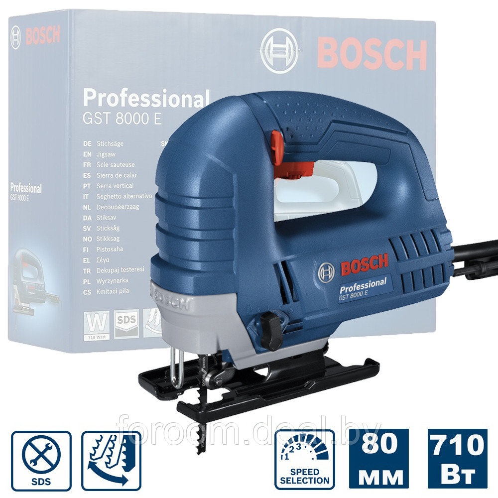 Лобзик электрический GST 8000 E Professional BOSCH (060158H000) - фото 1 - id-p223616048