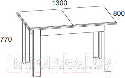 Обеденный стол Anrex Monako - фото 3 - id-p223620162