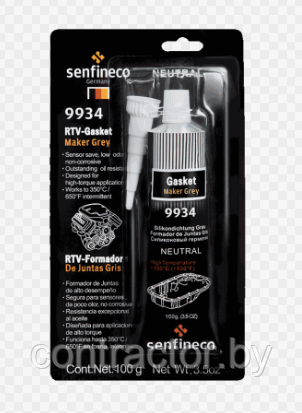 Герметик силиконовый senfineco 100 гр (черный)