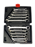 Набор ключей комбинированных трещоточных SILVER SK-012-01, фото 2