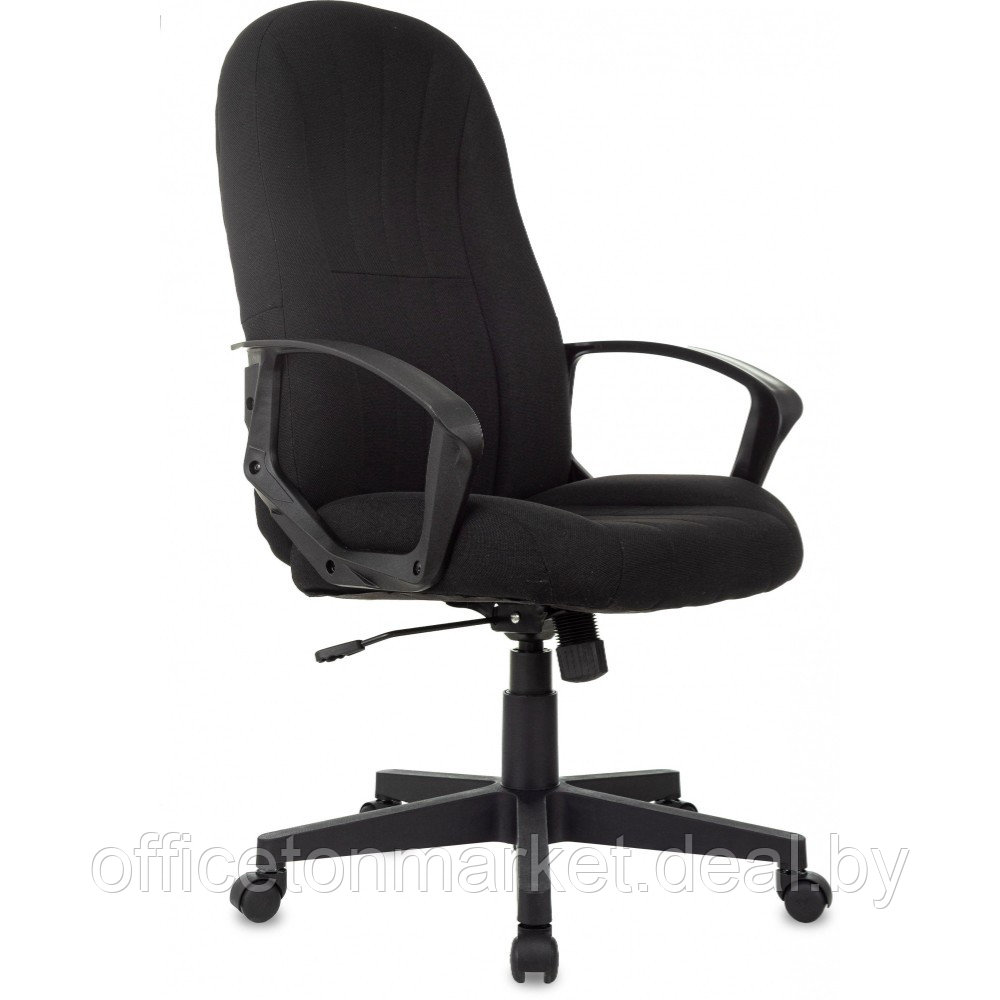 Кресло для руководителя "Бюрократ T-898", ткань, пластик, черный - фото 1 - id-p137125545