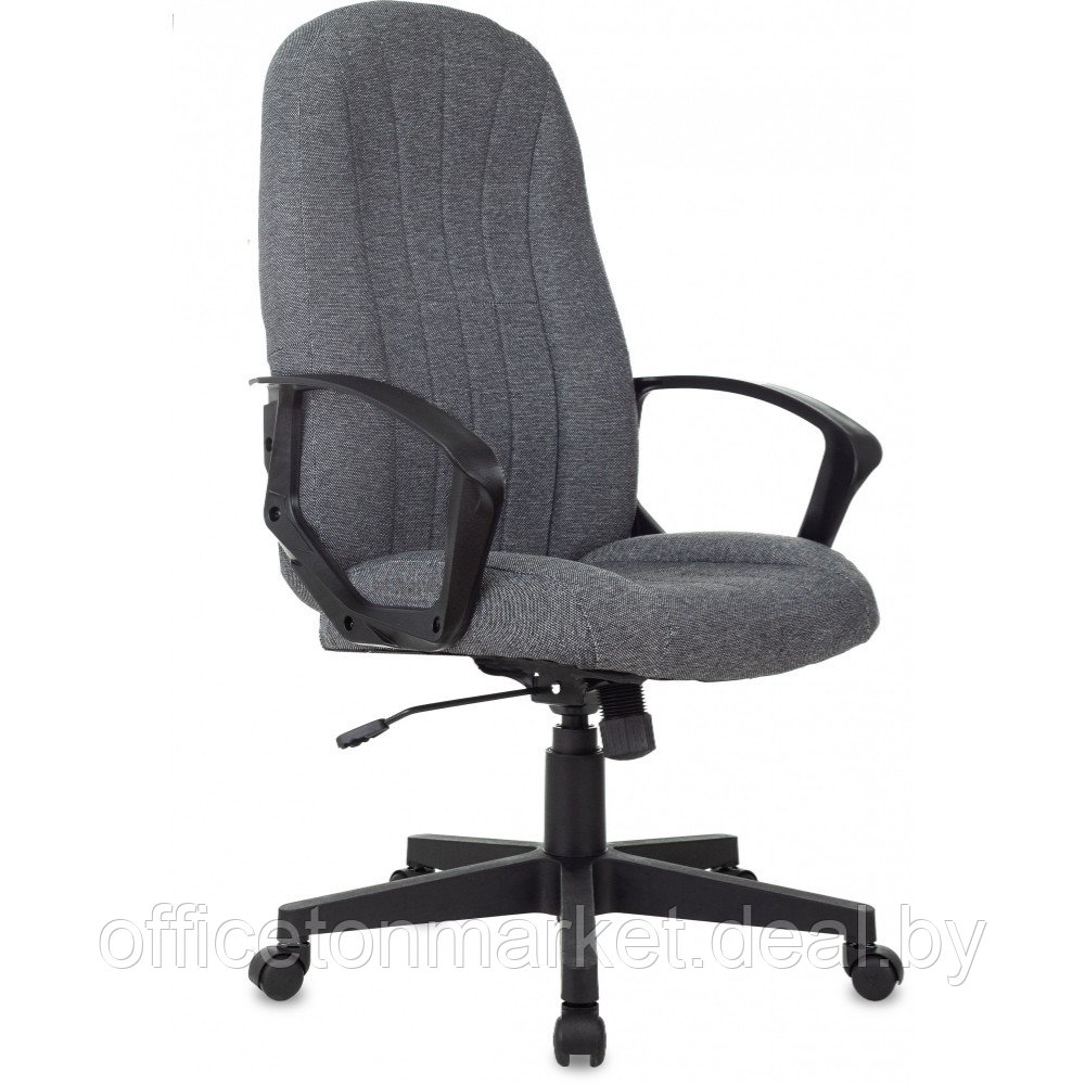 Кресло для руководителя "Бюрократ T-898", ткань, пластик, серый - фото 1 - id-p137125548