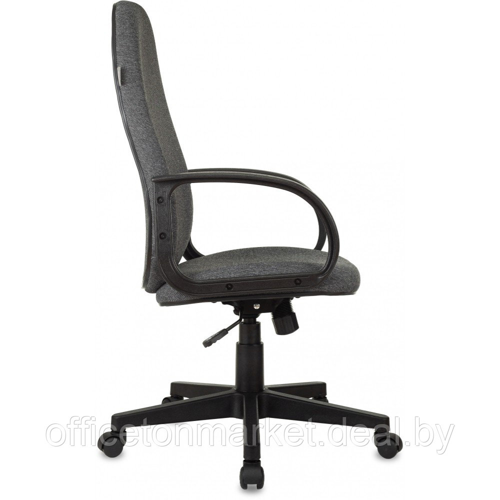 Кресло для руководителя "Бюрократ CH-808AXSN", ткань, пластик, темно-серый - фото 3 - id-p183689970