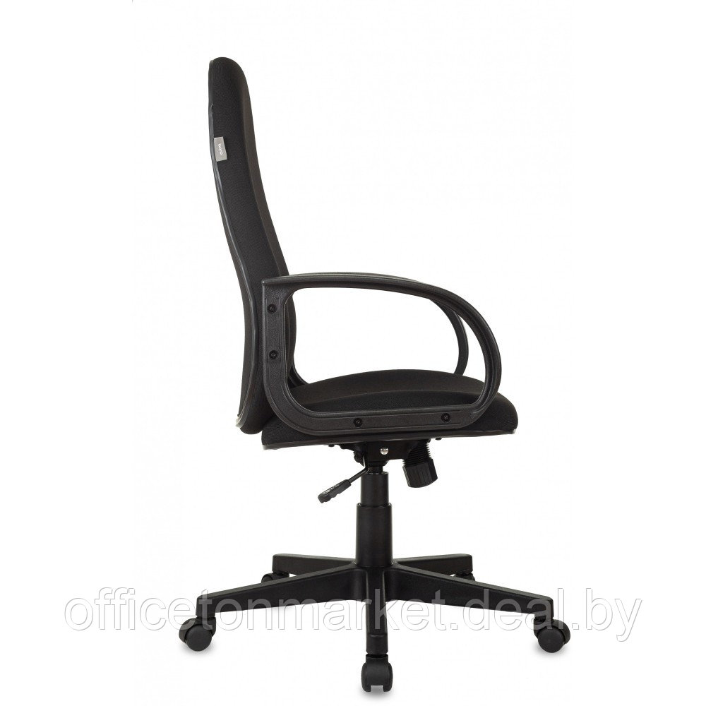 Кресло для руководителя "Бюрократ CH-808AXSN", ткань, пластик, черный - фото 3 - id-p185428934