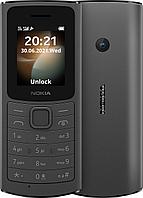 Кнопочный телефон Nokia 110 4G Dual SIM (черный)