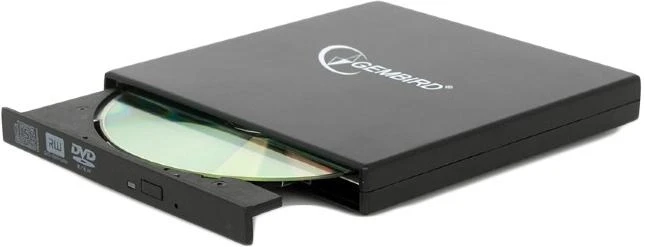 Внешний DVD±RW Gembird DVD-USB-02 черный (USB, 4-24x, CD/DVD Multi, Slim)