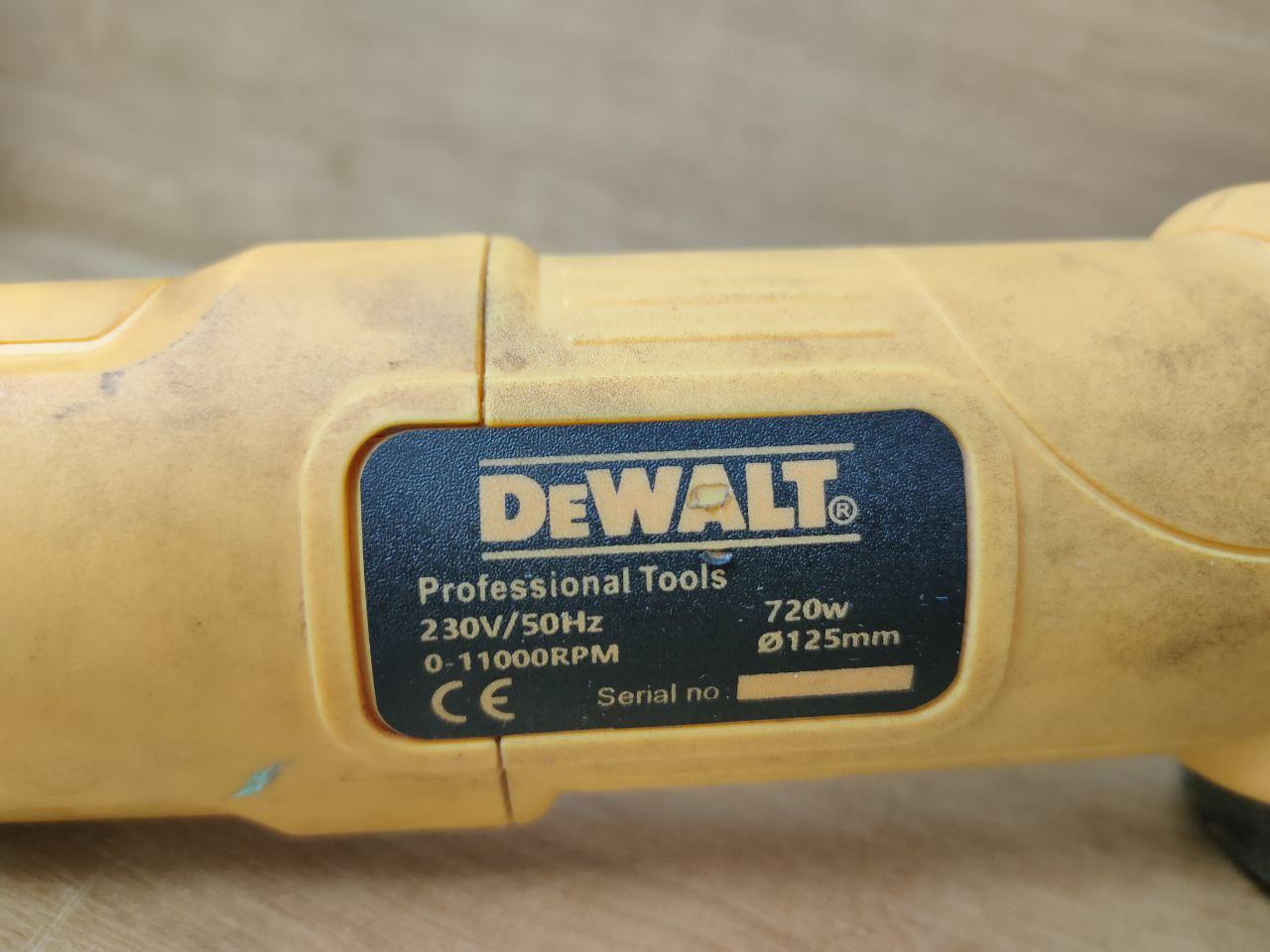 Болгарка шлифмашина DeWALT DWE8110S КОПИЯ (а.37-039765) - фото 3 - id-p223624906