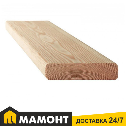 Доска строганая  техсушки 20 x 120 x 3000 мм (с фаской)