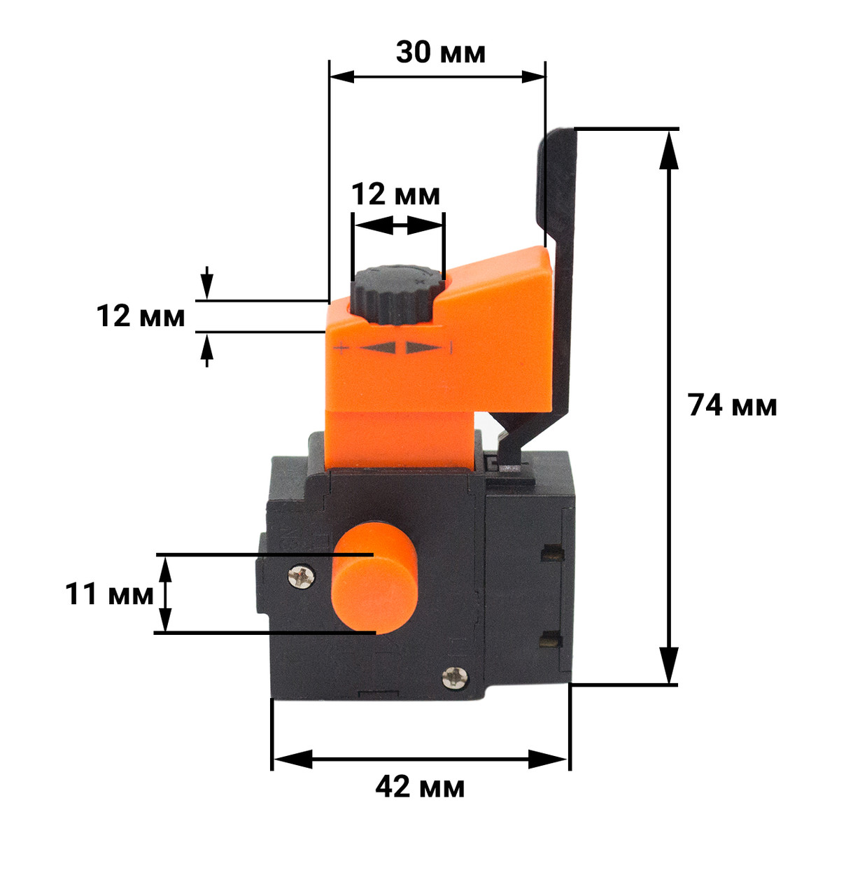 Кнопка к электроинструментам FA2-6/1BEK 6A 250V 8002