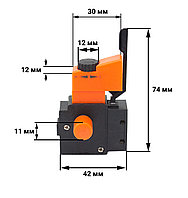 Кнопка к электроинструментам FA2-6/1BEK 6A 250V 8002