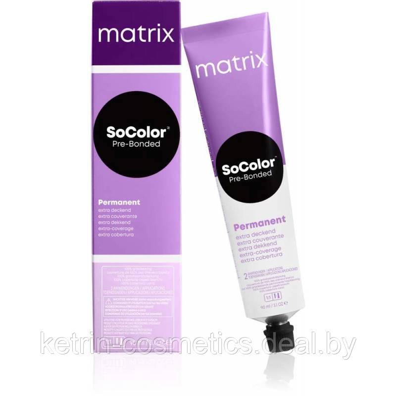 Крем-краска для волос Matrix SoColor Pre-Bonded Extra Coverage для седых волос 505Na(св.шатен нат.пепел) 90 мл - фото 1 - id-p72959534