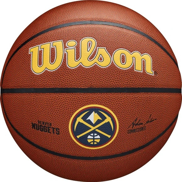 Мяч баскетбольный 7 WILSON NBA Team Alliance Denver Nuggets - фото 1 - id-p223625506