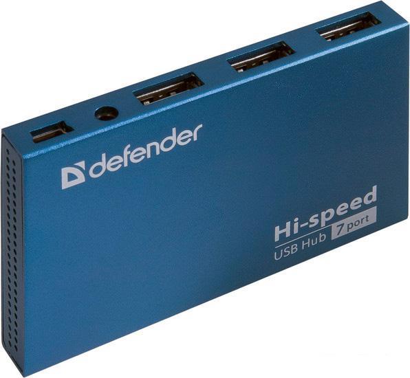USB-хаб Defender Septima Slim (83505) - фото 2 - id-p221028787