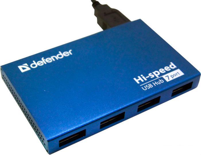USB-хаб Defender Septima Slim (83505) - фото 3 - id-p221028787