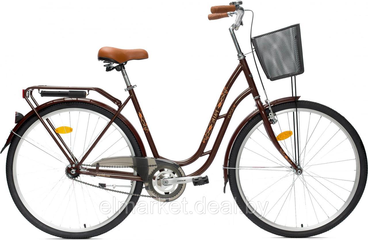 Велосипед AIST Tango 1.0 28 2022 коричневый - фото 1 - id-p223627147