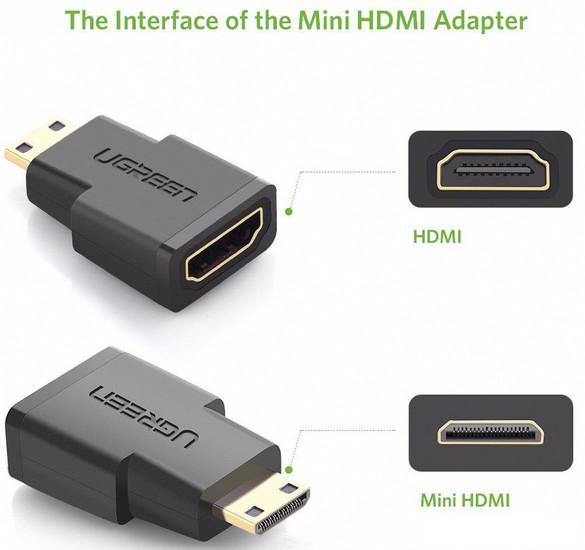 Адаптер Ugreen 20101 HDMI - miniHDMI - фото 4 - id-p222196089