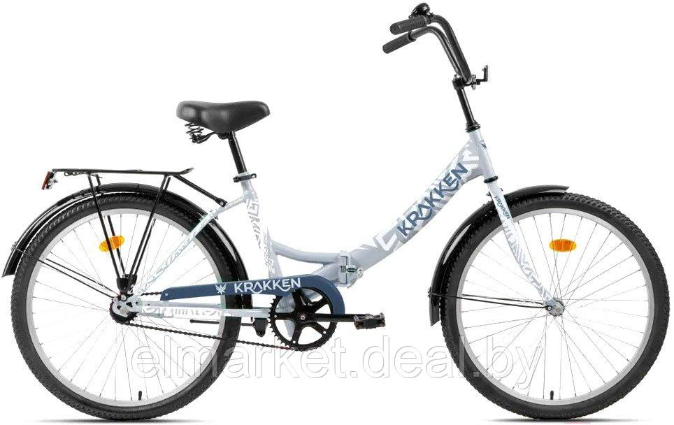 Велосипед AIST Krabs 1.0 24 2023 (13.8, серый) - фото 1 - id-p223628289