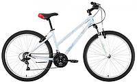 Велосипед женский легкий с алюминиевой рамой STARK Luna 26.1 V Steel белый/голубой 14.5" HQ-0009465