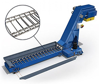 Скребковый транспортер для удаления стружки