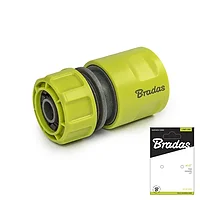 Быстросоединитель для шланга 1/2"-5/8" Bradas Lime Line (на картонке)( быстрый соединитель 1\2) ФБ1Л