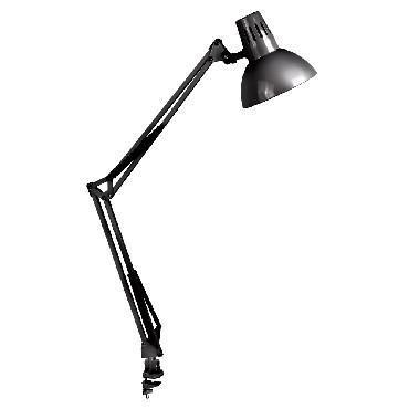Светильник настольный лампа складная на струбцине CAMELION KD-312 C02 чёрный для чтения школьника - фото 1 - id-p223519695