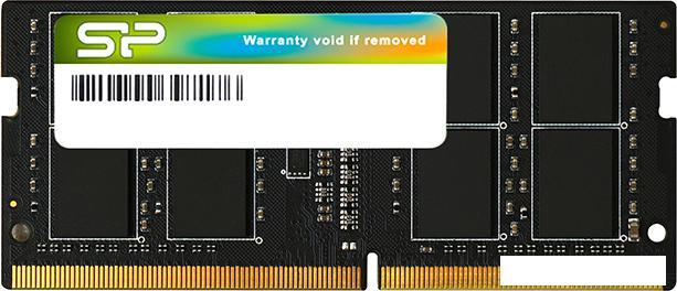 Оперативная память Silicon-Power 16ГБ DDR4 SODIMM 3200 МГц SP016GBSFU320B02 - фото 1 - id-p223428621