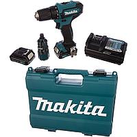 Дрель-шуруповерт Makita DF 333 DWYE4 синий, черный