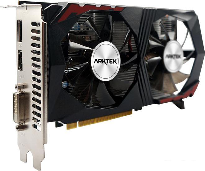 Видеокарта Arktek Geforce GTX 1050 Ti 4GB GDDR5 AKN1050TiD5S4GH1 - фото 2 - id-p223549207