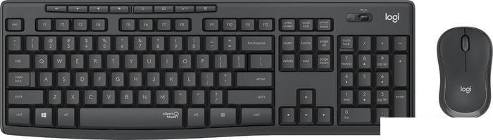 Клавиатура + мышь Logitech MK295 Silent (графитовый, нет кириллицы), фото 2