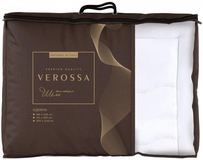 Шелковое одеяло полуторное теплое зимнее VEROSSA VRSilk 140x205 - фото 1 - id-p223610277