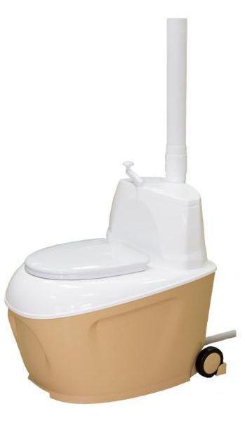 Биотуалет для дома дачи портативный торфяной дачный унитаз домашний туалет без запаха PITECO 905