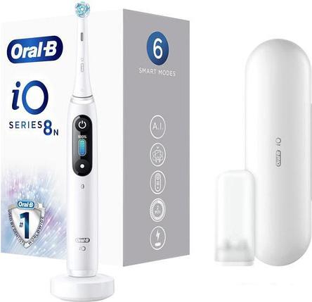 Электрическая зубная щетка Oral-B iO 8 (белый, 1 насадка), фото 2