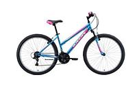Велосипед для взрослых женский BLACK ONE Alta 26 голубой/розовый скоростной рама 14,5" HQ-0005365