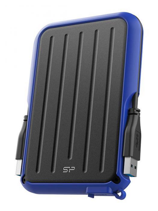 Внешний жесткий диск Silicon Power Armor A66 1 Tb SP010TBPHD66SS3B ударопрочный 1 тб USB 3.0 - фото 1 - id-p223415863