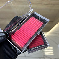 Ресницы L 0.10 Le Mat Розовые Neon Pink Миксы (8-15 мм)