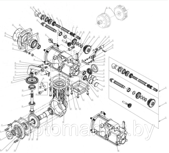 shema kultivator SL 84 L motomarket.by