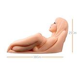 Мастурбатор с вибрацией женское тело 3D Kokos Hera 3, телесный, 38 см, фото 4