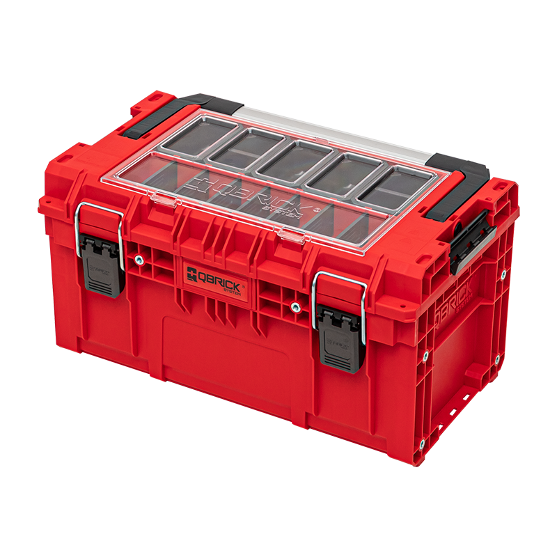 Ящик для инструментов Qbrick System PRIME Toolbox 250 Expert RED Ultra HD Custom, красный