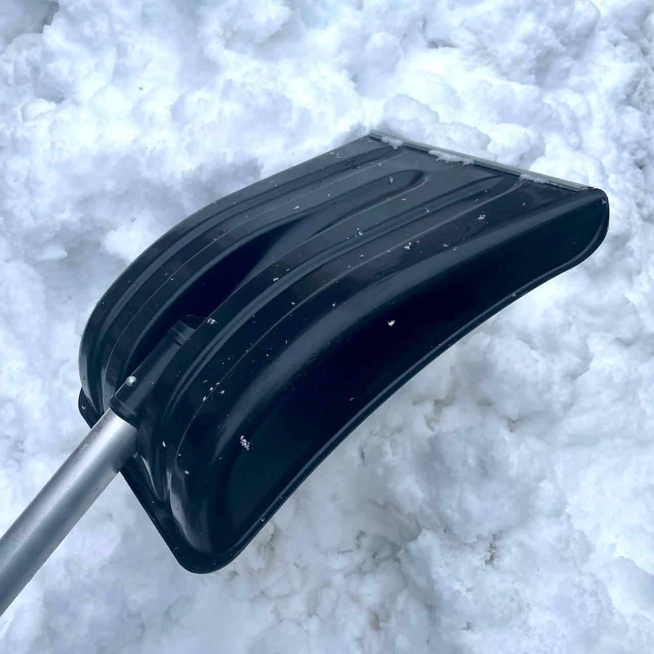 Лопата автомобильная для уборки снега длина черенка 80 см. - фото 5 - id-p220196177
