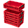 Ящик для инструментов Qbrick System PRO Box 130 2.0 RED Ultra HD Custom, красный, фото 2