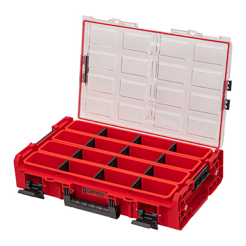 Органайзер Qbrick System ONE Organizer XL 2.0 Long Bin RED Ultra HD Custom, красный