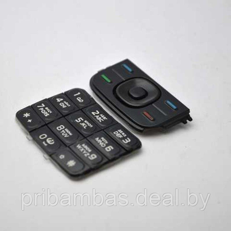 Клавиатура (кнопки) для Nokia 5200 черная совместимый - фото 1 - id-p251649