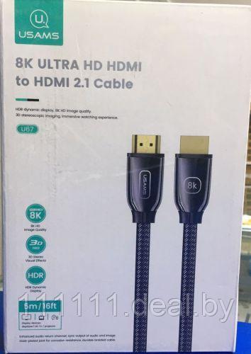 Кабель HDMI 8K ULTRA на 2 метра для PlayStation 5 от Usams - фото 1 - id-p223641221