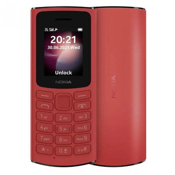 Nokia 106 DS (TA-1564) Red - фото 1 - id-p223277507