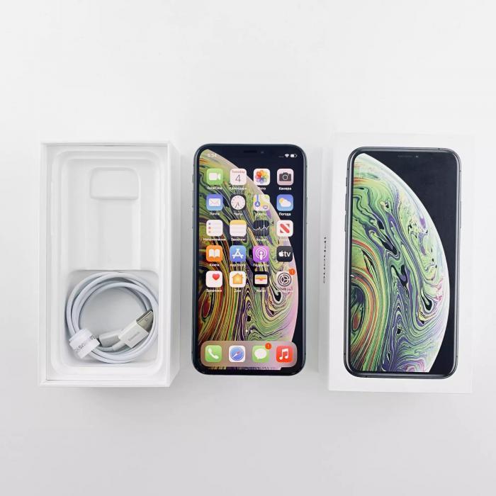 Apple iPhone Xs 64GB Space Gray (5.8-inch, Super Retina HD display, all-screen OLED Multi-Touch display, HDR - фото 1 - id-p223547247